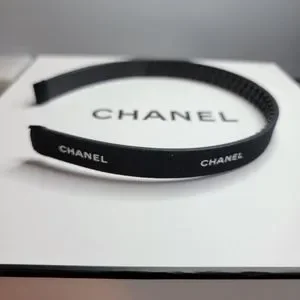 nwt AUTHENTIC CHANEL RIBBON, customized headband Replying to @Rana Why throw your ribbon away when you can  main image 4